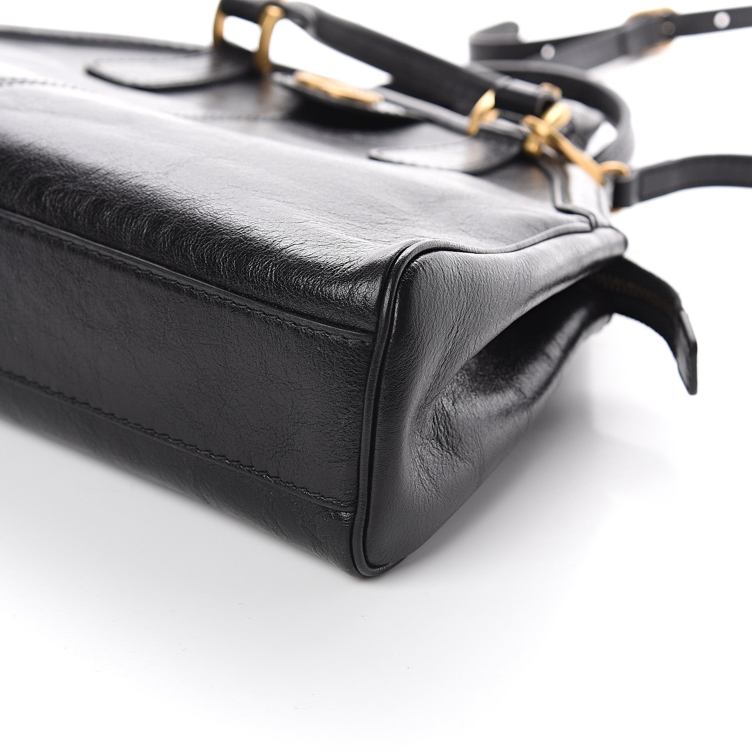 Gucci Calfskin Medium Re(Belle) Top Handle Bag Black 8 of 8