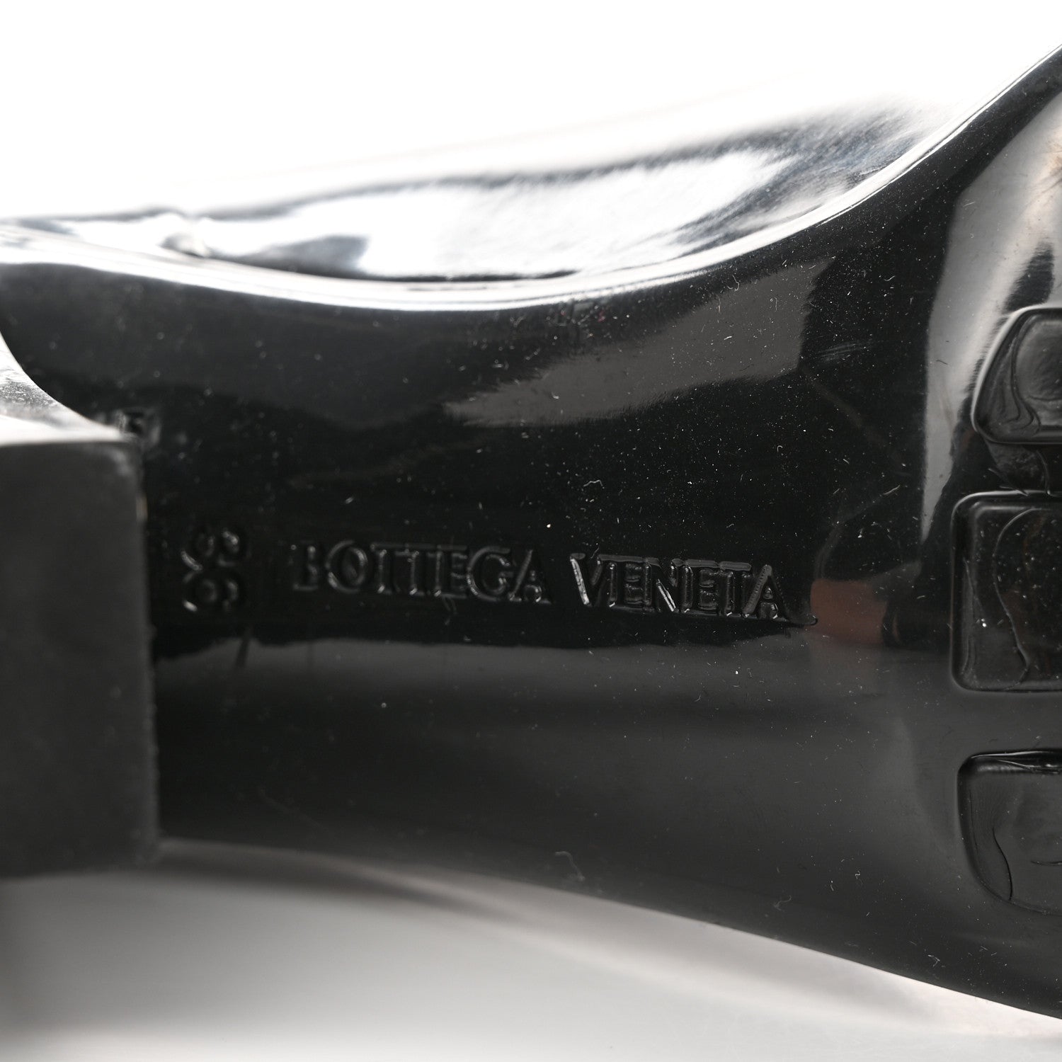Bottega Veneta Rubber Shine Ankle Boots 36 Black 6 of 13