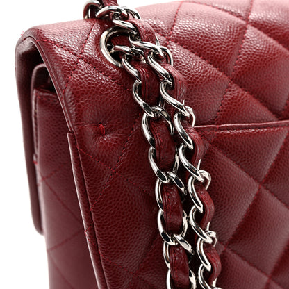 Chanel Caviar Quilted Jumbo Double Flap Burgundy 13 of 13