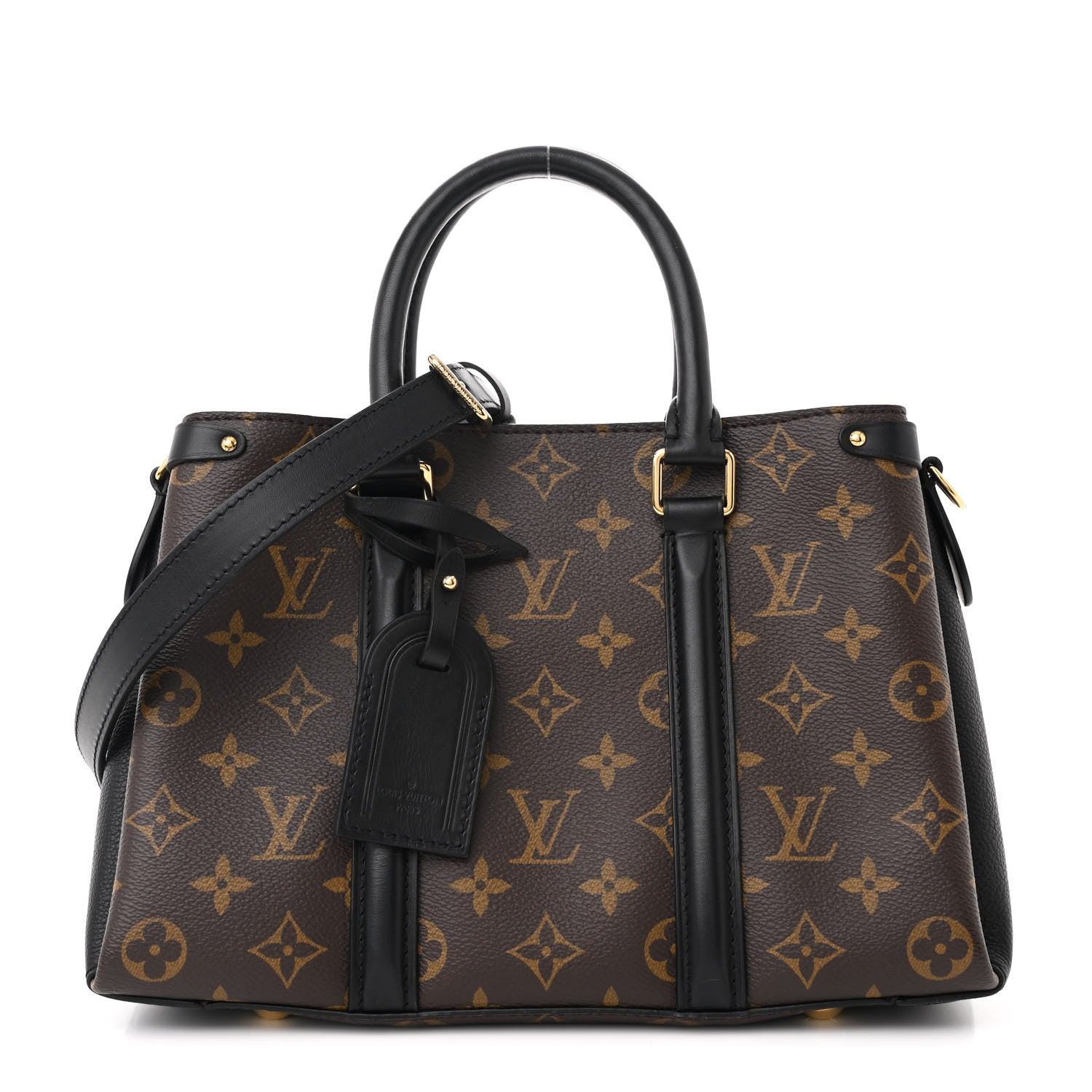Louis Vuitton Monogram Soufflot BB Black 1 of 11
