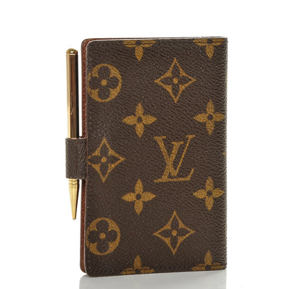 Louis Vuitton Monogram Mini Agenda Cover w Pencil 3 of 6