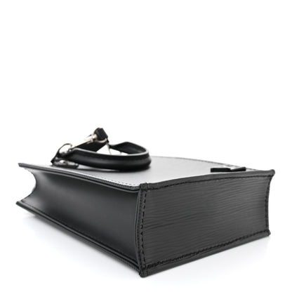 Louis Vuitton Epi Petit Sac Plat Black 4 of 9