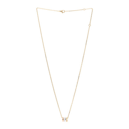 Boucheron 18K White Yellow Rose Gold Diamond Ceramic Quatre Mini Ring Pendant Necklace 3 of 5