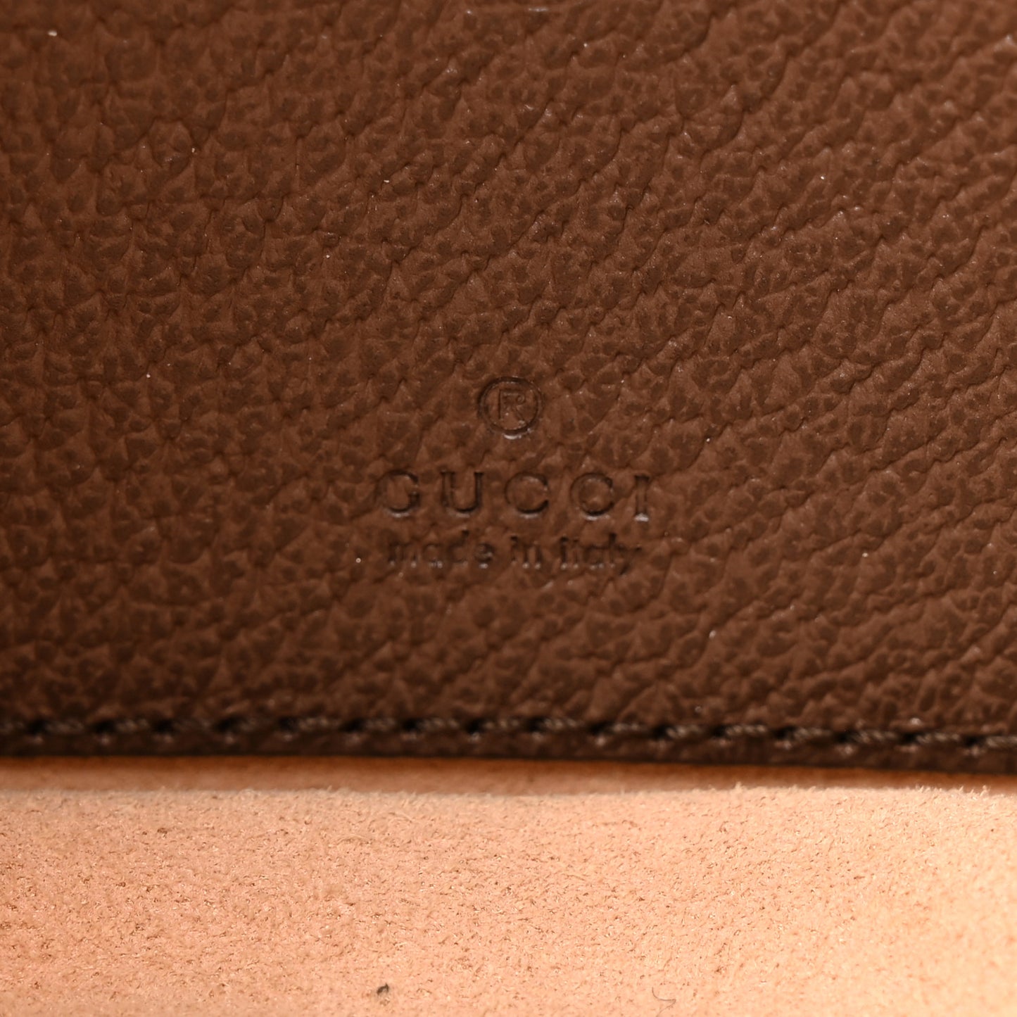 GG Supreme Monogram Textured Dollar Calfskin Web Mini Ophidia Bag Beige Ebony New Acero