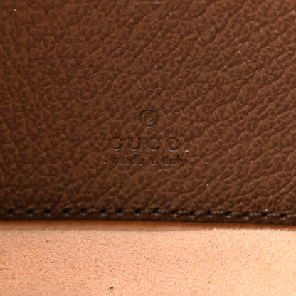 Gucci GG Supreme Monogram Textured Dollar Calfskin Web Mini Ophidia Bag Beige Ebony New Acero 6 of 10