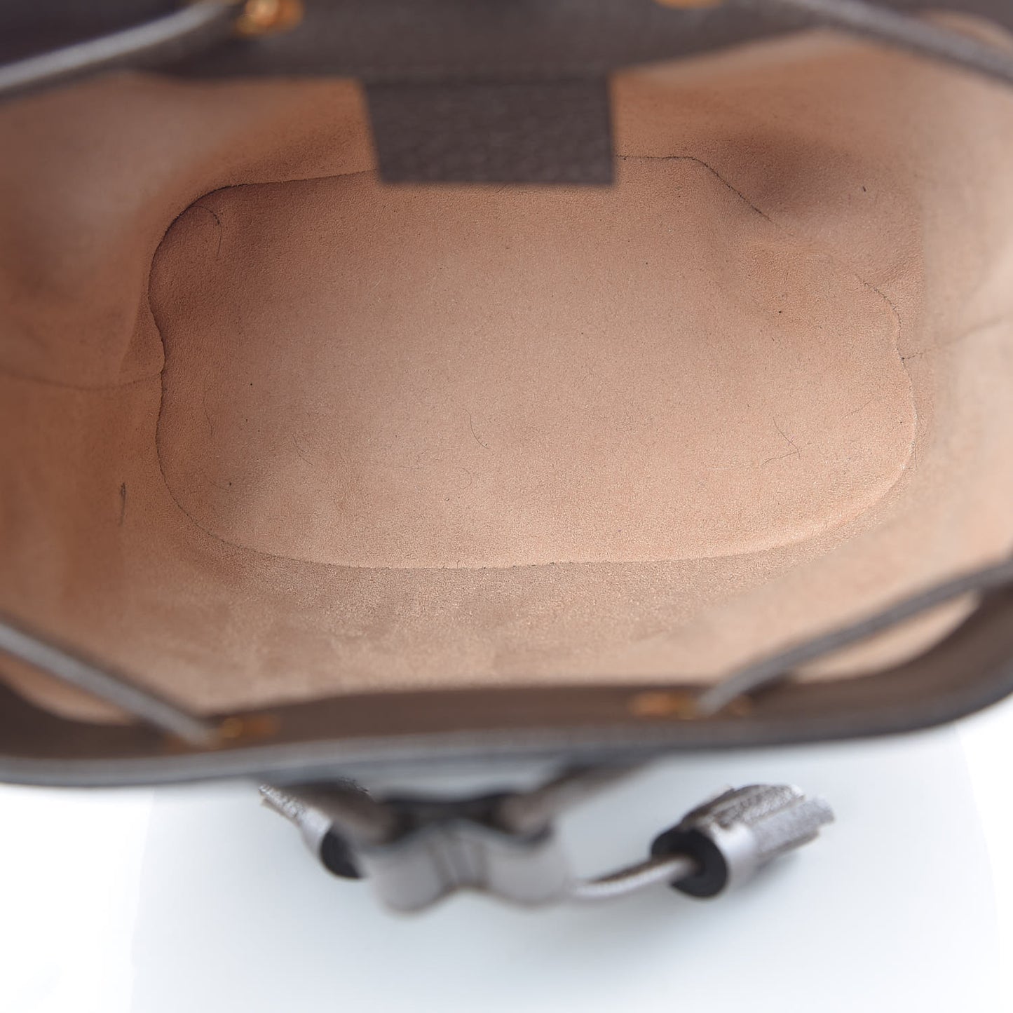 GG Supreme Monogram Web Mini Ophidia Bucket Bag Brown