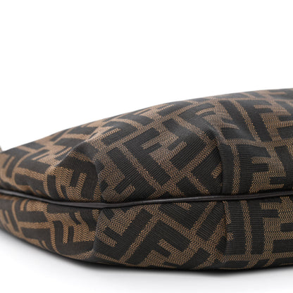 Fendi Zucca Cuoio Lucido Small Chef Hobo Tobacco Moro 8 of 9