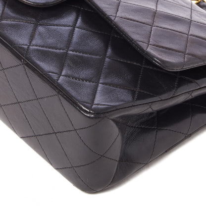 Chanel Lambskin Quilted Medium Double Flap Black 4 of 9