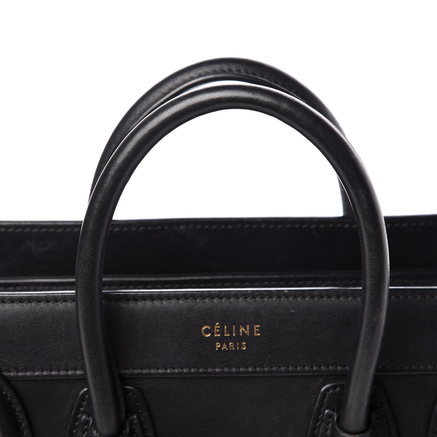 Smooth Calfskin Nano Luggage Black