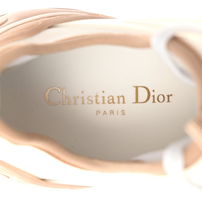 Christian Dior Neoprene Rubber Womens D-Connect Sneakers 39 White Beige 7 of 11