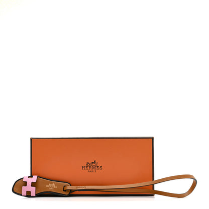 Hermes Epsom Butler Calfskin Hunter Oran Nano Bag Charm Rose Confetti Sable 6 of 6