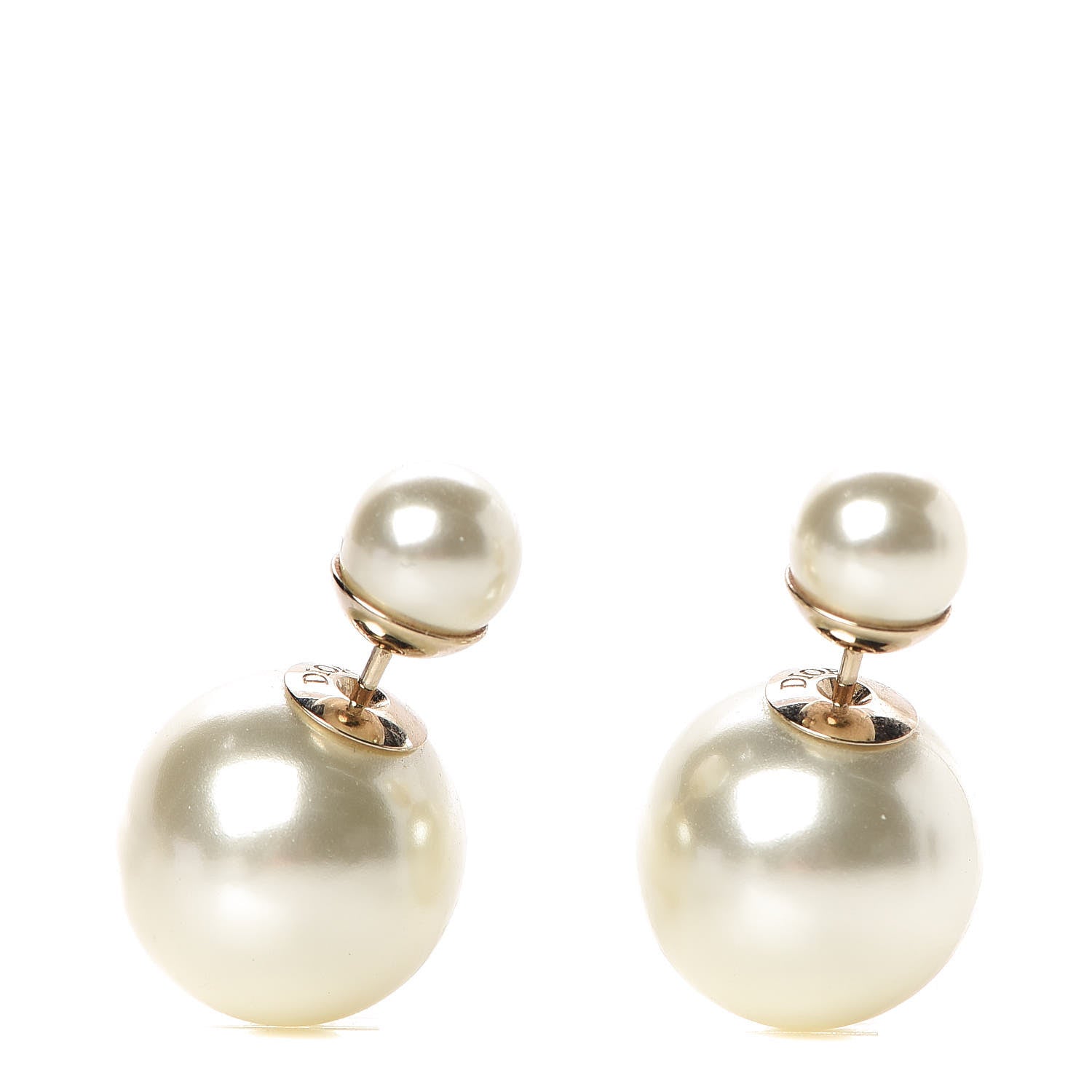 Christian Dior Pearl Mise En Dior Tribal Earrings 1 of 4
