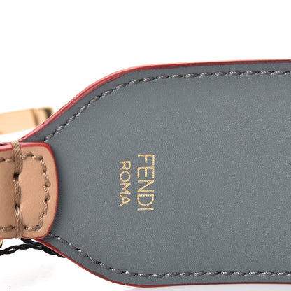 Fendi Vitello Liberty Velvet FF Multicolor Strap You Multicolor Cuoio 6 of 6