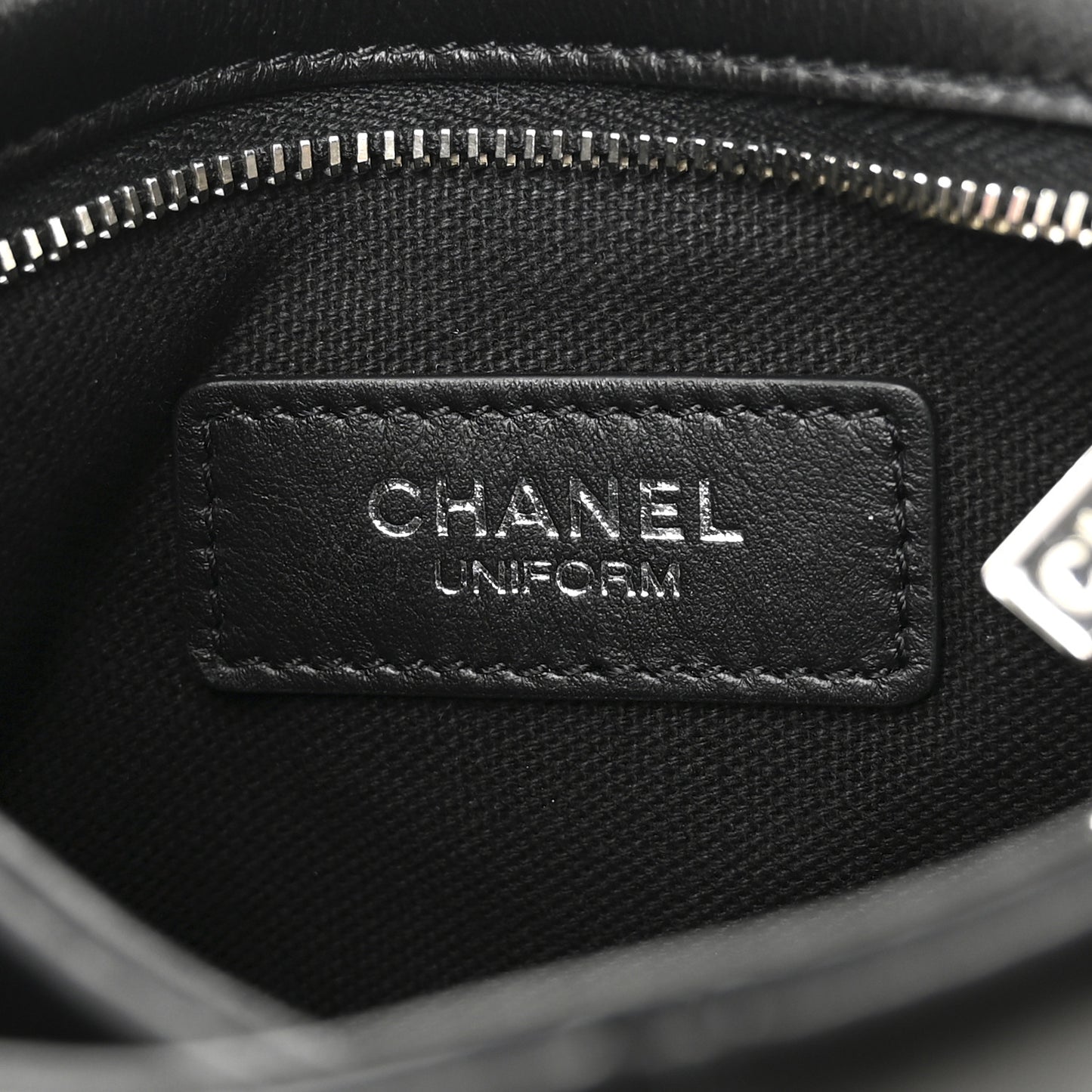 Lambskin Quilted Crossbody Bag Black