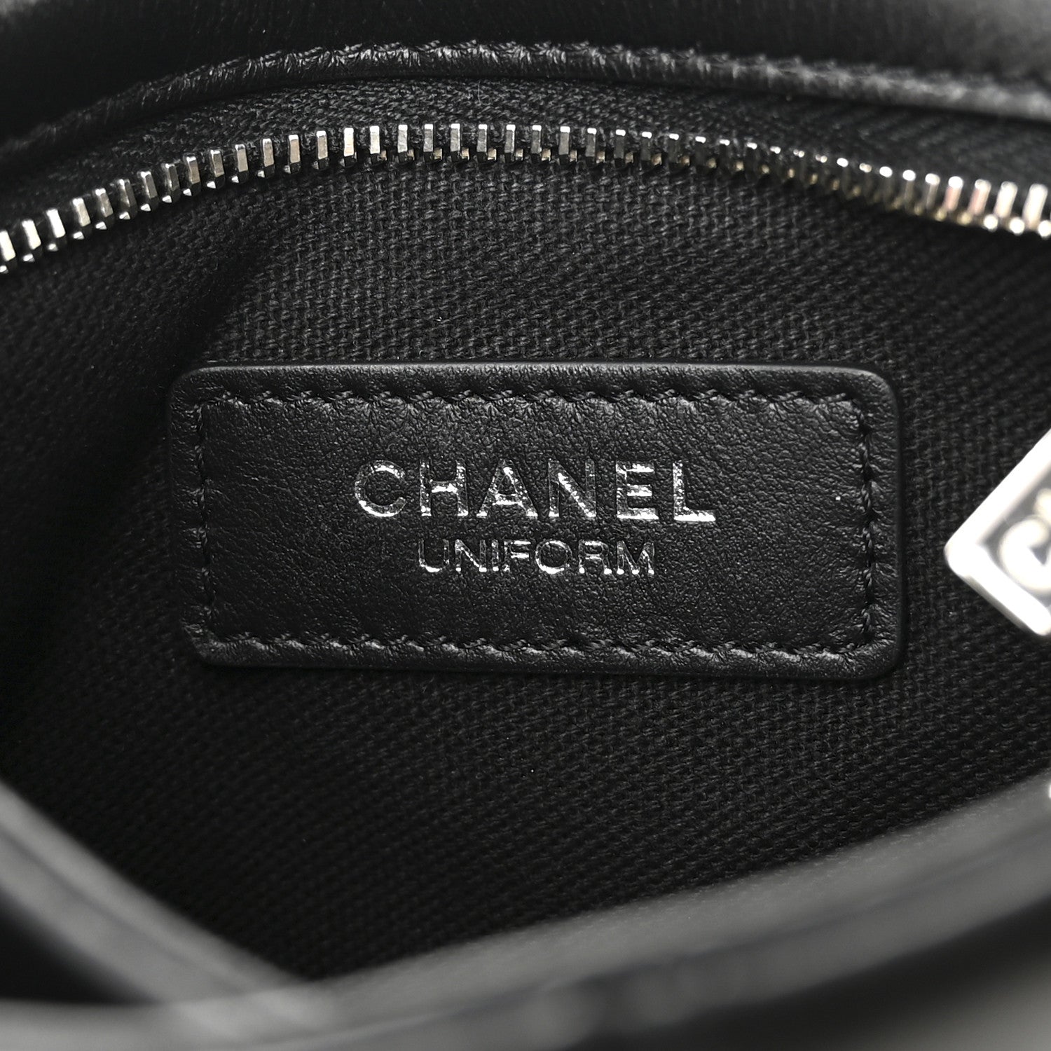 Chanel Lambskin Quilted Crossbody Bag Black 6 of 10