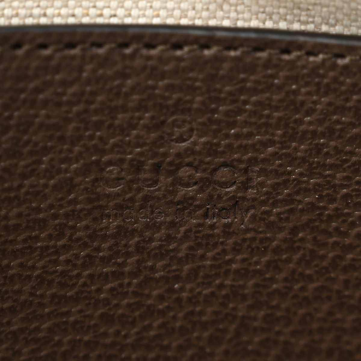 Gucci GG Supreme Monogram Textured Dollar Calfskin Small Ophidia Hobo Beige Ebony New Acero 6 of 12