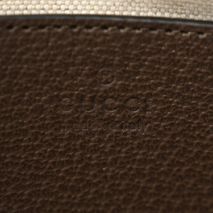 Gucci GG Supreme Monogram Textured Dollar Calfskin Small Ophidia Hobo Beige Ebony New Acero 6 of 12