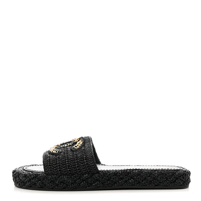 Chanel Cord Braided CC Mules 41 Black 1 of 11
