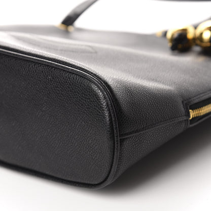 Chanel Caviar Large CC Shoulder Bag Black 7 of 12