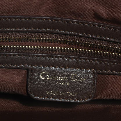 Christian Dior Nylon Cannage Medium Charming Lock Tote Chocolate 6 of 7