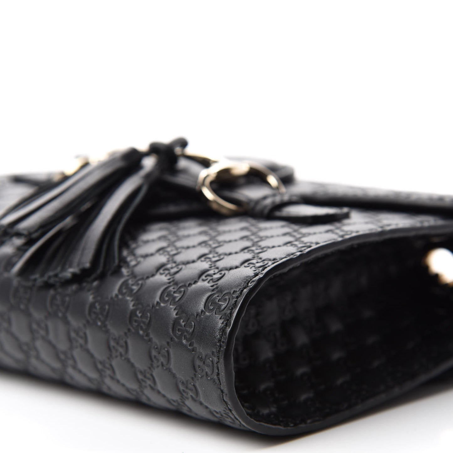 Microguccissima Mini Emily Shoulder Bag Black