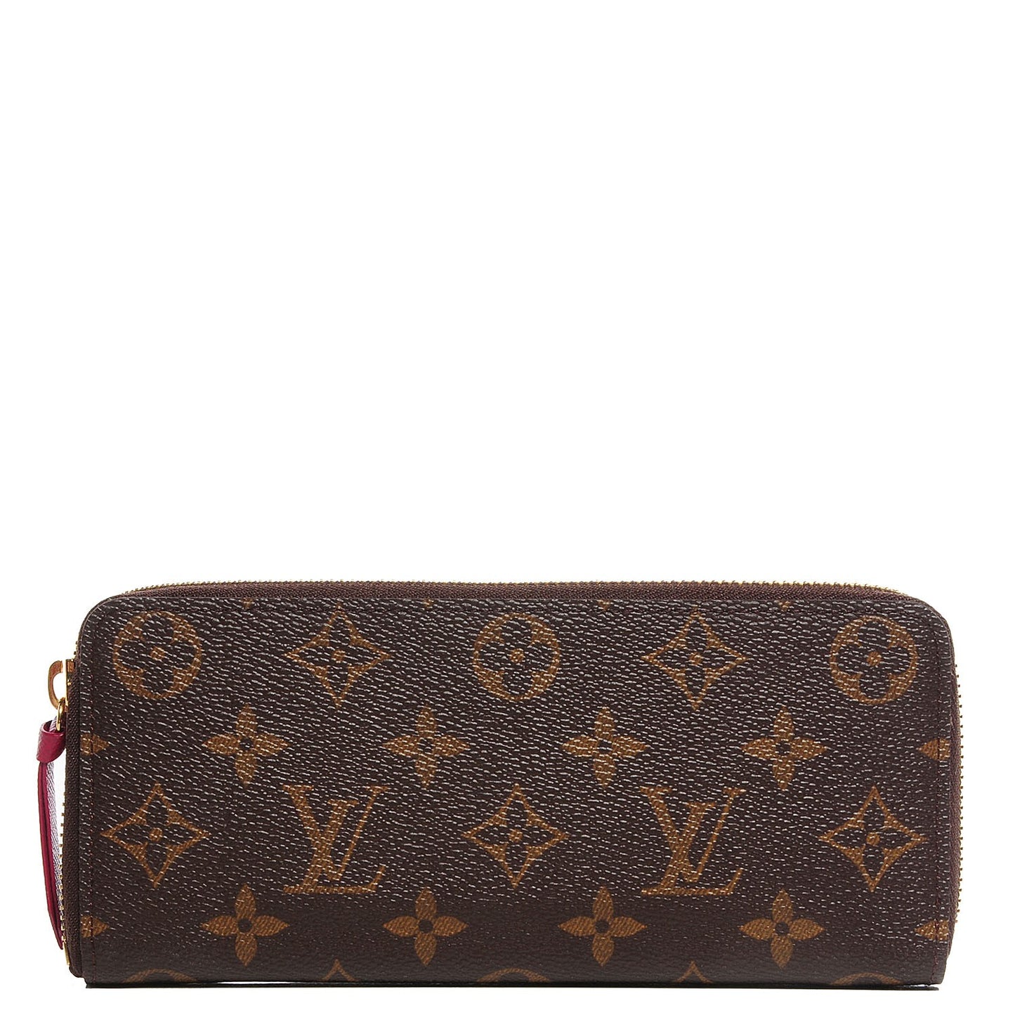 Monogram Clemence Wallet Fuchsia