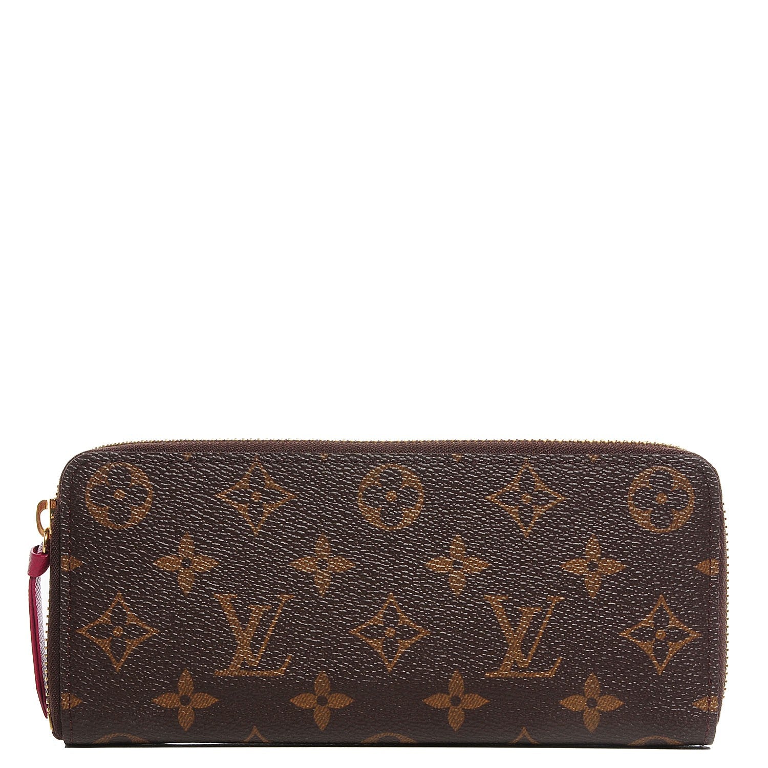 Louis Vuitton Monogram Clemence Wallet Fuchsia 1 of 8
