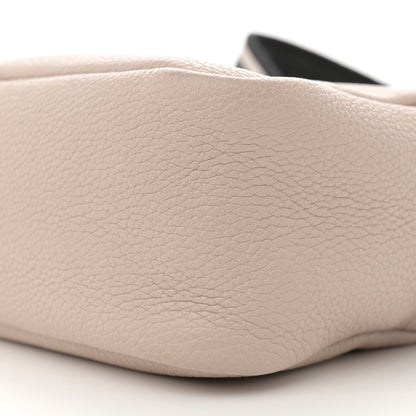 Prada Vitello Daino Soft Medium Double Zip Shoulder Bag Ninfea 10 of 12