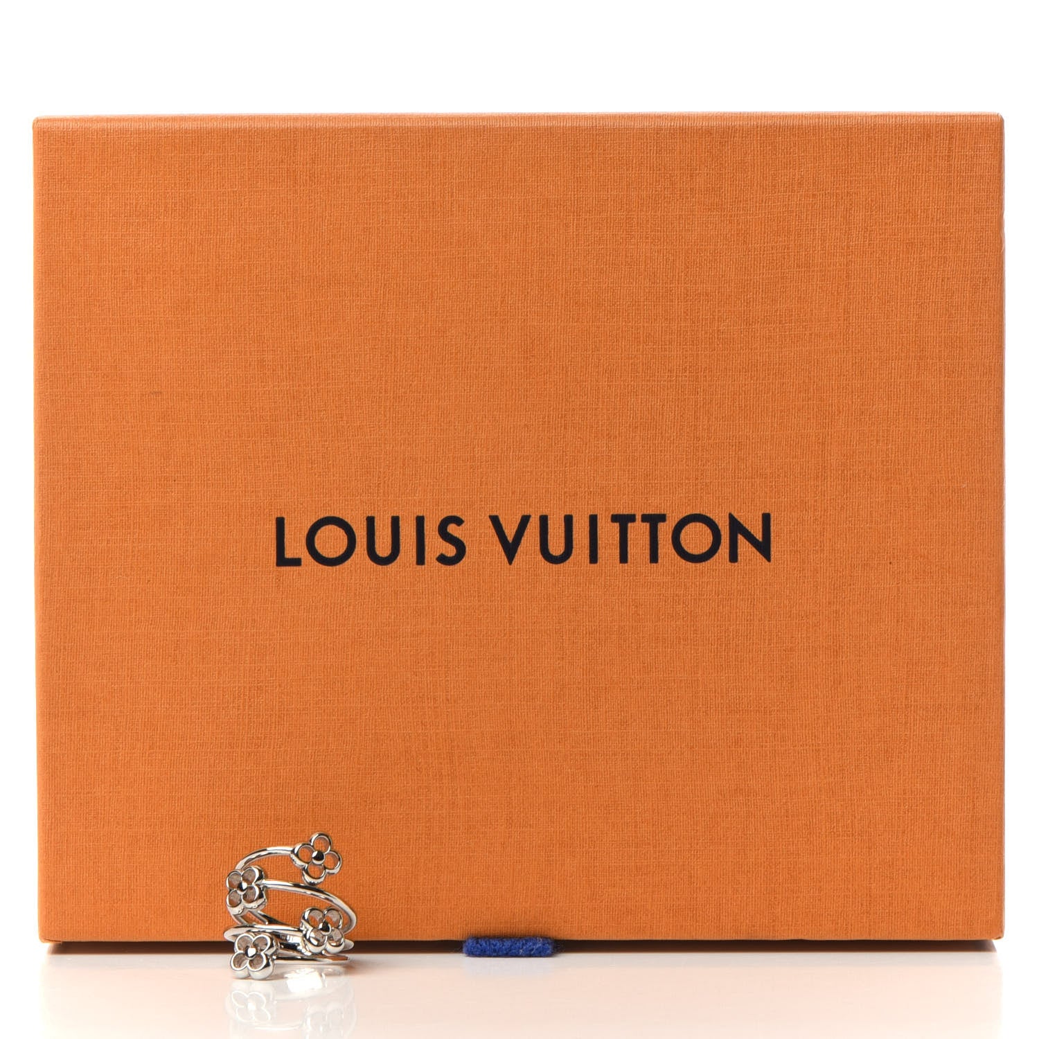 Louis Vuitton Flower Full Ring M Silver 5 of 5