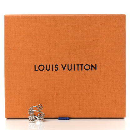 Louis Vuitton Flower Full Ring M Silver 5 of 5