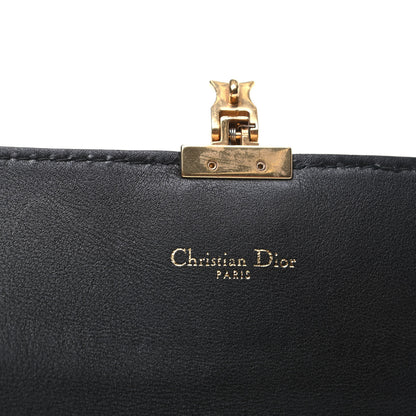 Christian Dior Calfskin Dioraddict Wristlet Clutch Black 6 of 8