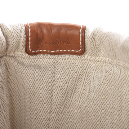 Hermes Canvas Barenia Fourbi 25 MM Pouch Naturel Fauve 7 of 10
