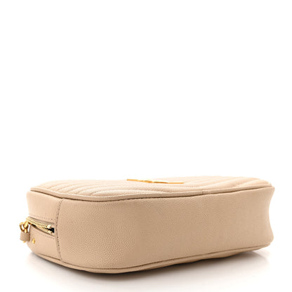 Saint Laurent Grain De Poudre Matelasse Monogram Mini Lou Camera Bag New Powder 4 of 10