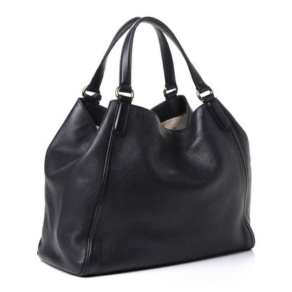 Gucci Pebbled Calfskin Medium Soho Shoulder Bag Black 2 of 5
