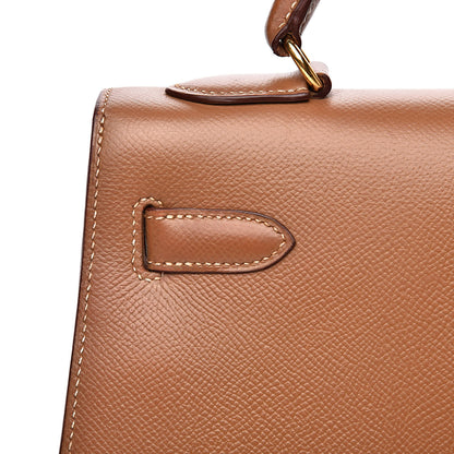 Hermes Courchevel Kelly Sellier 32 Gold 24 of 32
