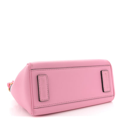 Versace Grained Calfskin Small La Medusa Top Handle Bag Pink 4 of 13
