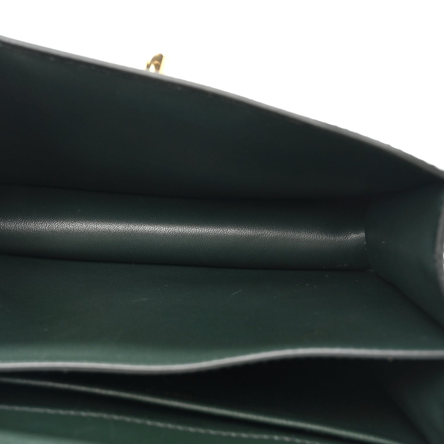 Saffiano Symbole Flap Shoulder Bag Smeraldo