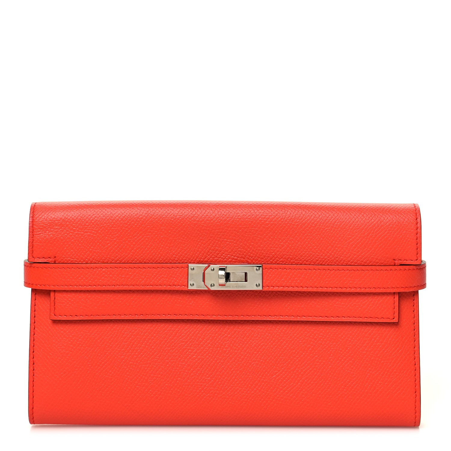 Hermes Epsom Kelly Longue Wallet Orange 1 of 9