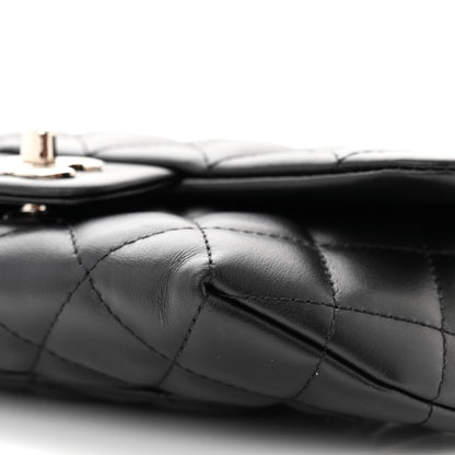 Chanel Calfskin Quilted CC Uniform Flap Belt Bag Black 11 of 11