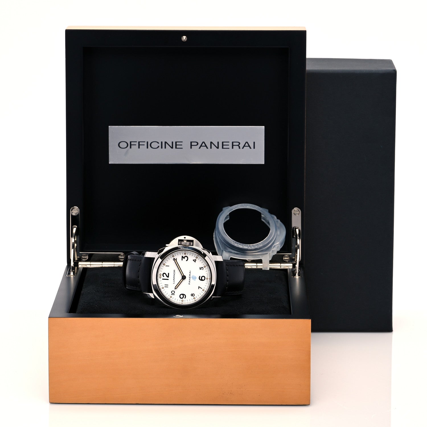 Panerai Stainless Steel Calfskin 44mm Luminor Base Logo Manual Winding Watch PAM00630 5 of 5