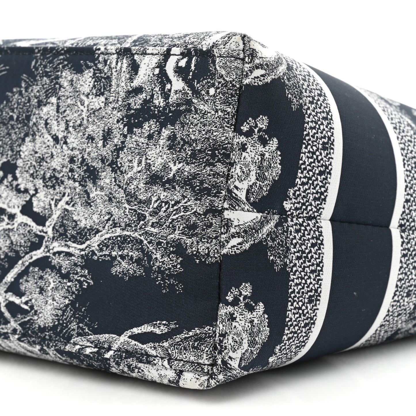 Technical Fabric Toile De Jouy DiorTravel Nomad Pouch Blue
