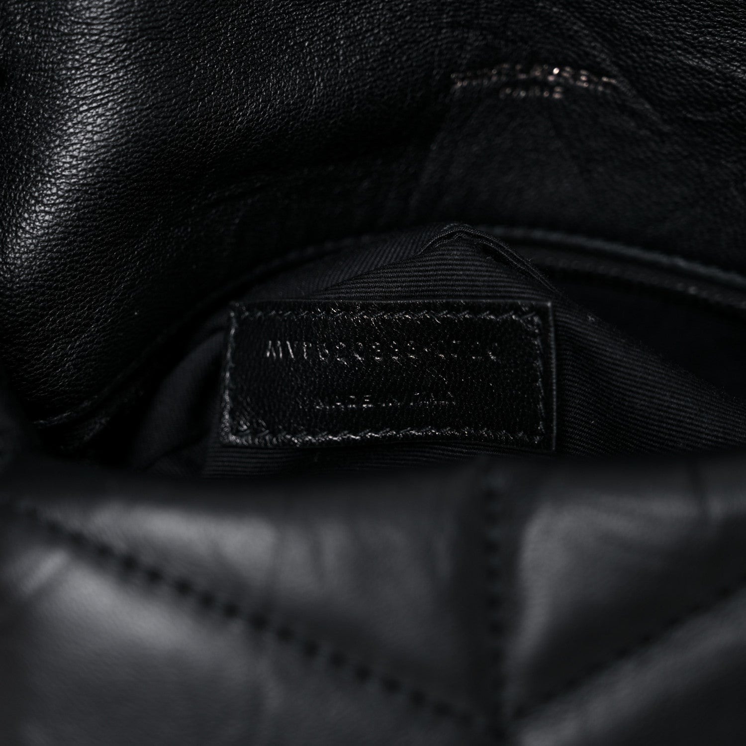 Saint Laurent Calfskin Quilted Toy Loulou Puffer Monogram Monochrome Chain Satchel Black 8 of 19