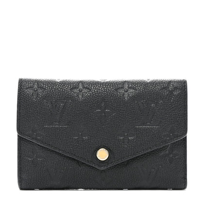 Louis Vuitton Empreinte Compact Curieuse Wallet Black 1 of 7