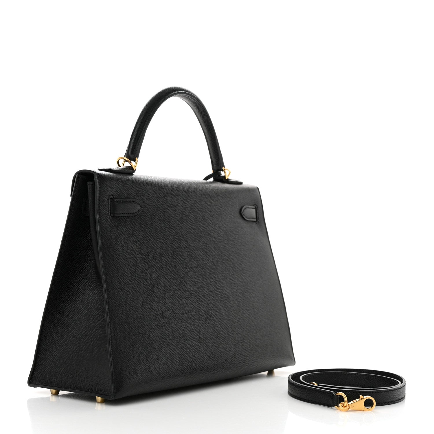 Hermes Epsom Kelly Sellier 32 Black 2 of 11