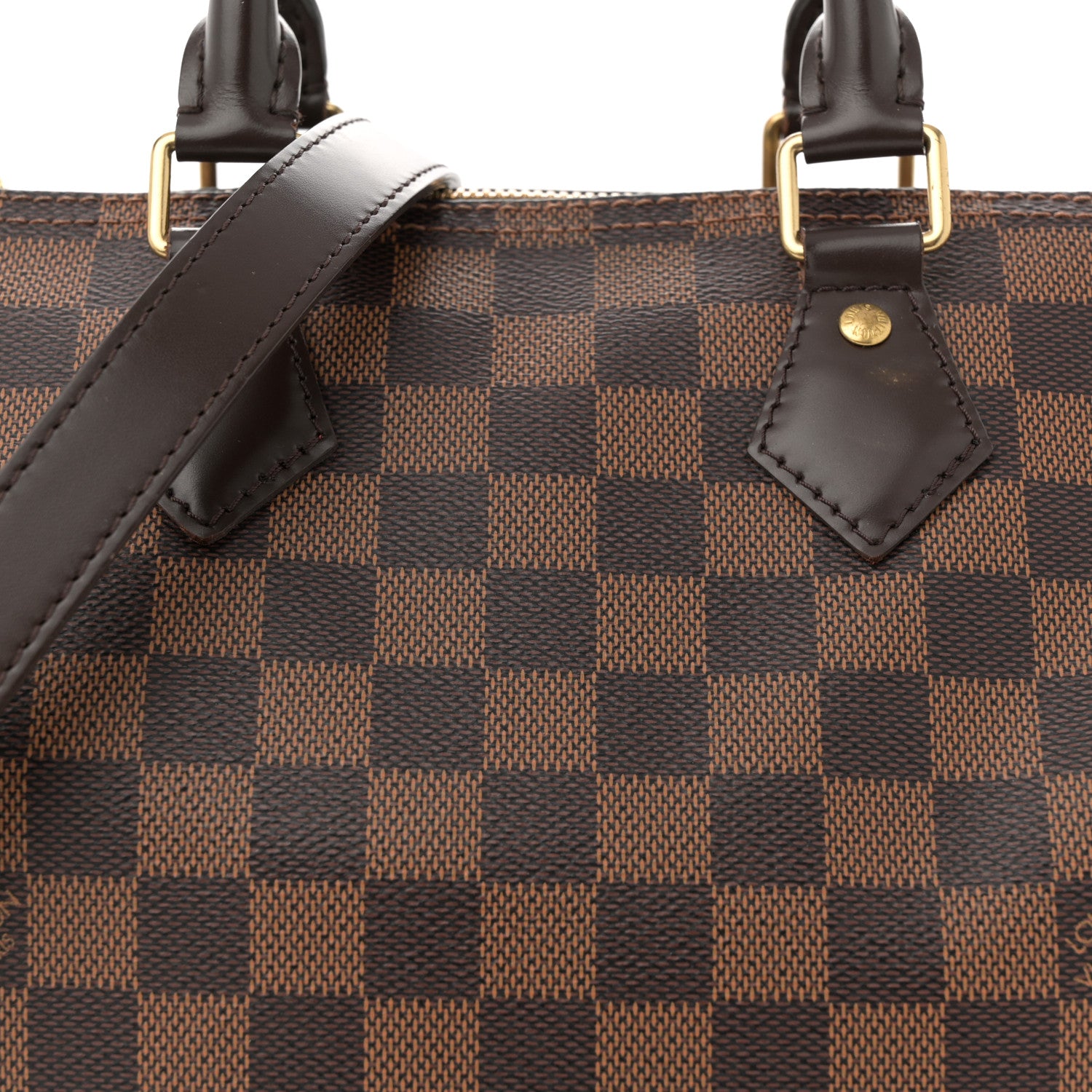 Louis Vuitton Damier Ebene Speedy Bandouliere 25 8 of 11