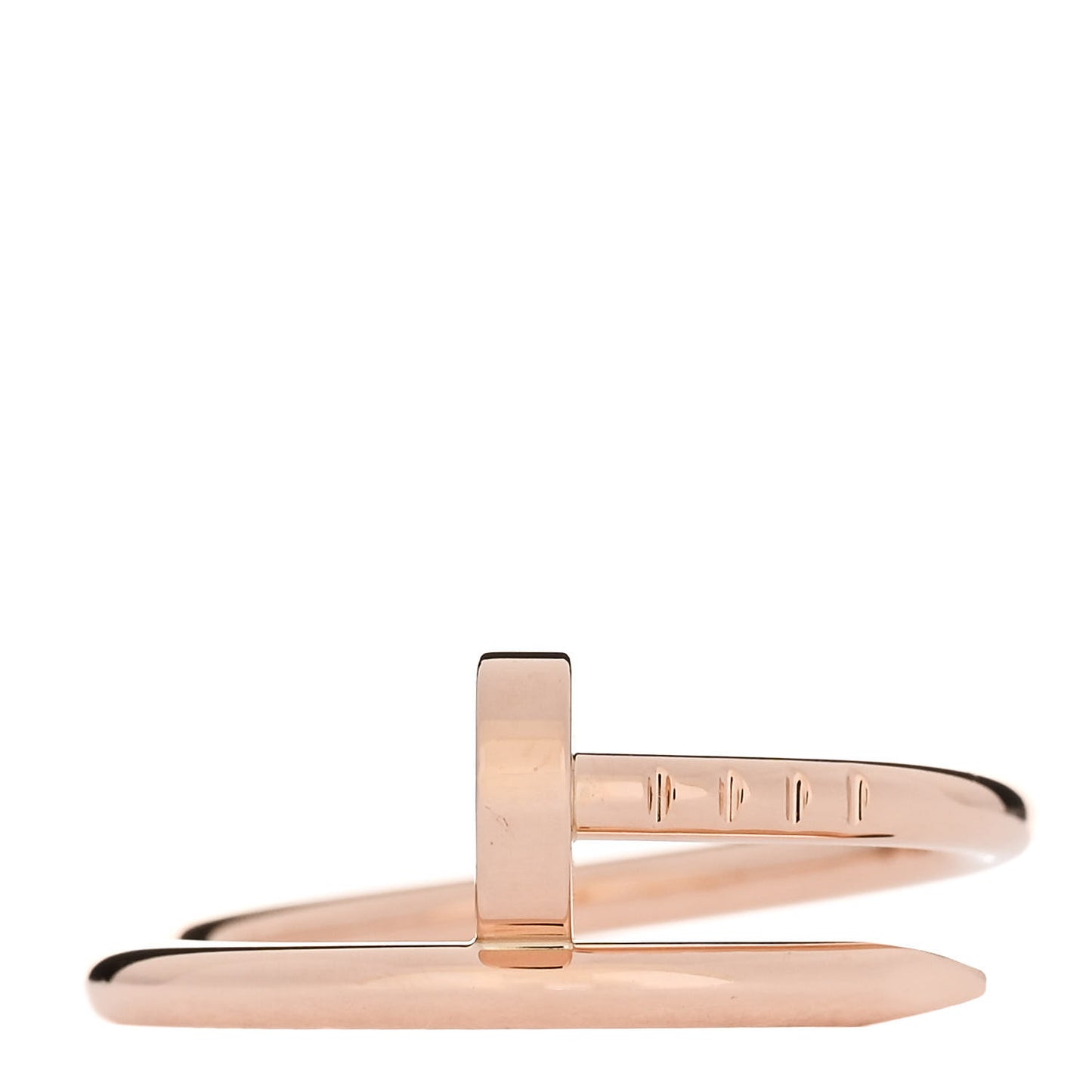 18K Pink Gold Small Juste Un Clou Ring 50 5.25