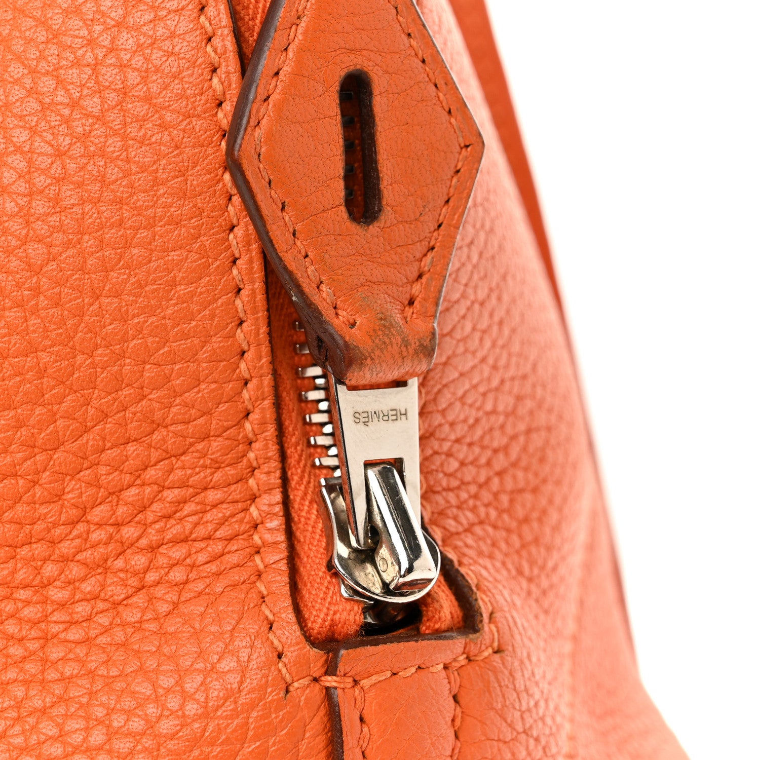 Hermes Taurillon Clemence Bolide 31 Orange 17 of 21