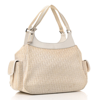 Christian Dior Monogram Pocket Satchel Beige 3 of 18