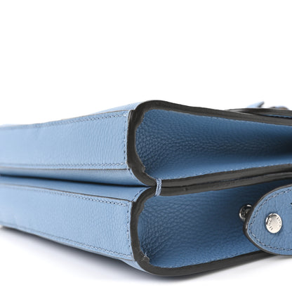 Fendi Vitello Cher Double Baguette Ceruleo 9 of 9