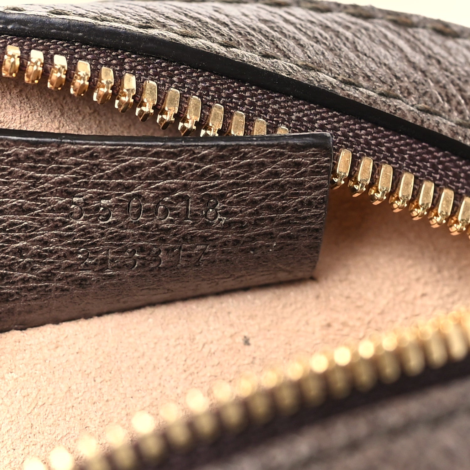 Gucci GG Supreme Monogram Web Mini Ophidia Round Shoulder Bag Brown 7 of 9